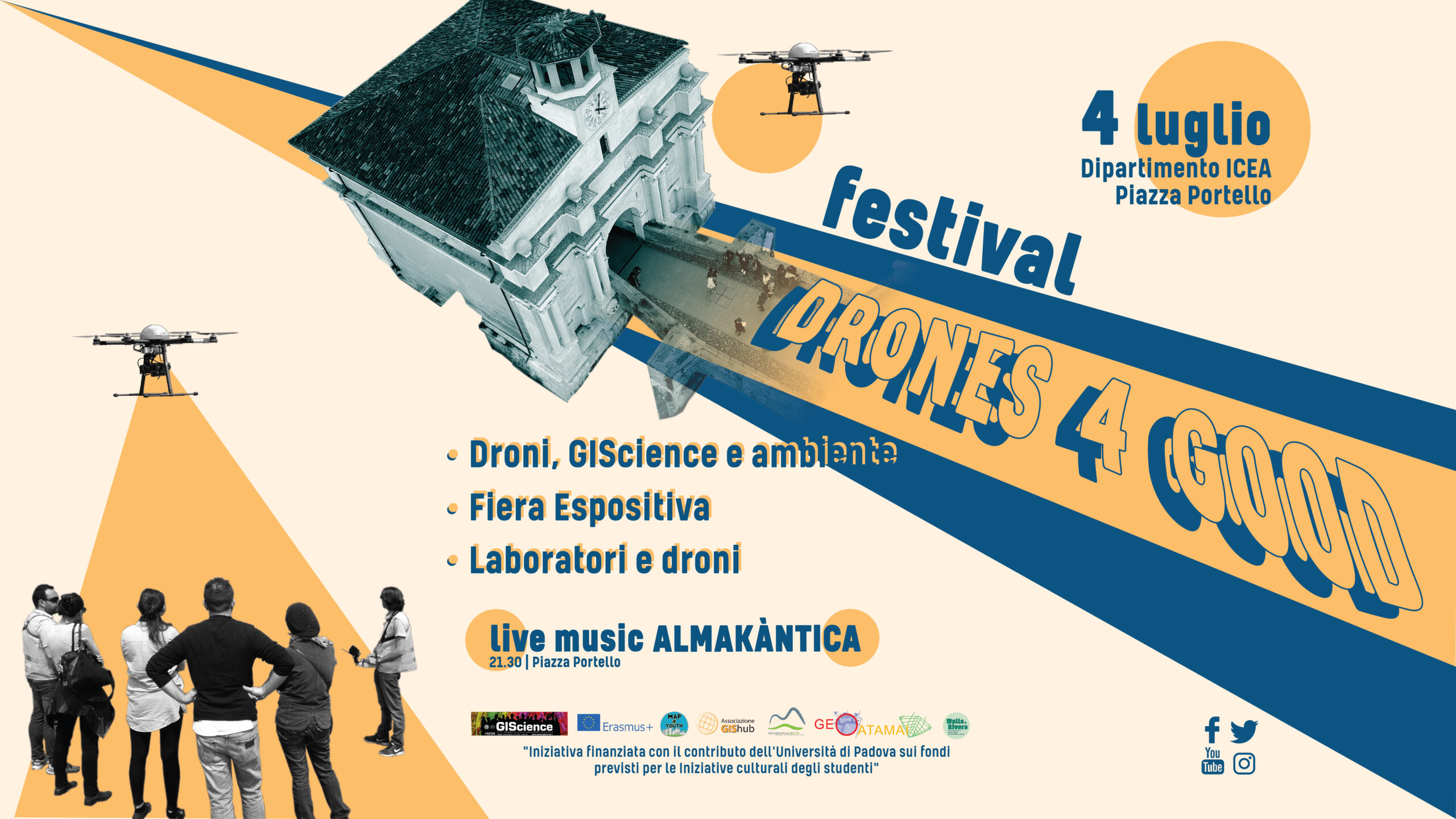 Festival Drones for Good | 4 luglio 2019 | Droni e GIS
