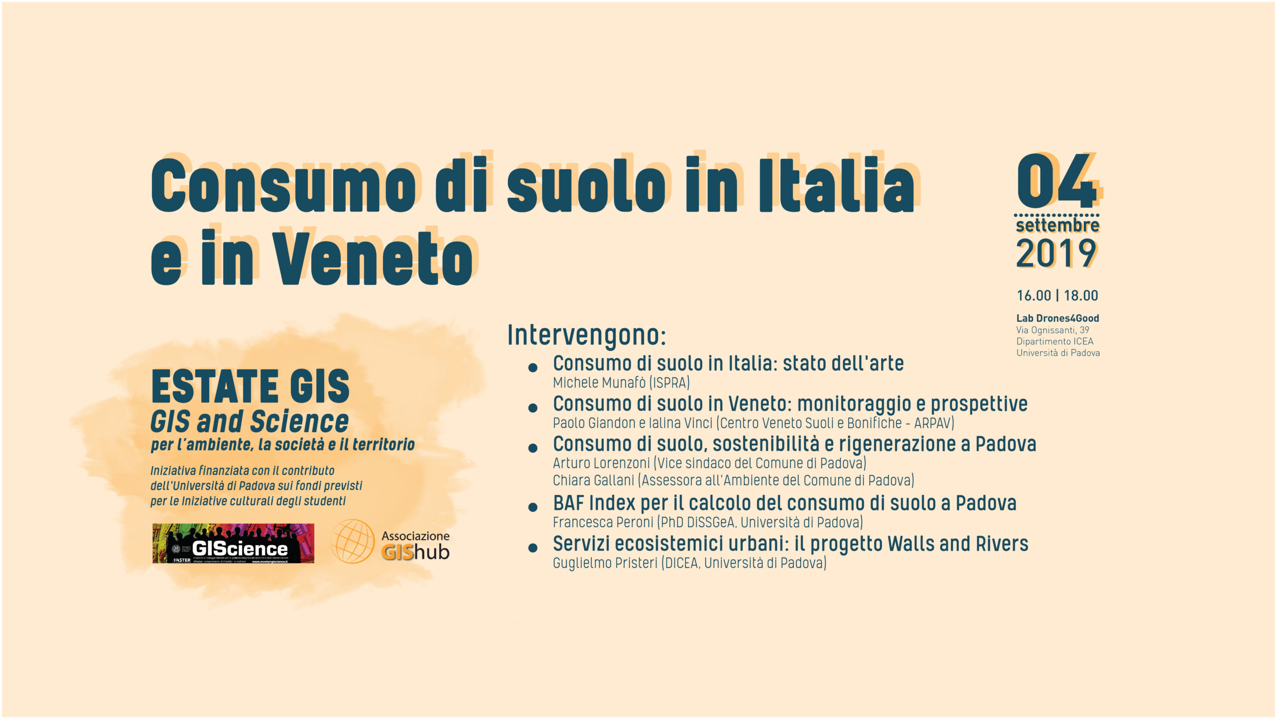 Consumo di suolo in Italia e in Veneto | 4 settembre 2019