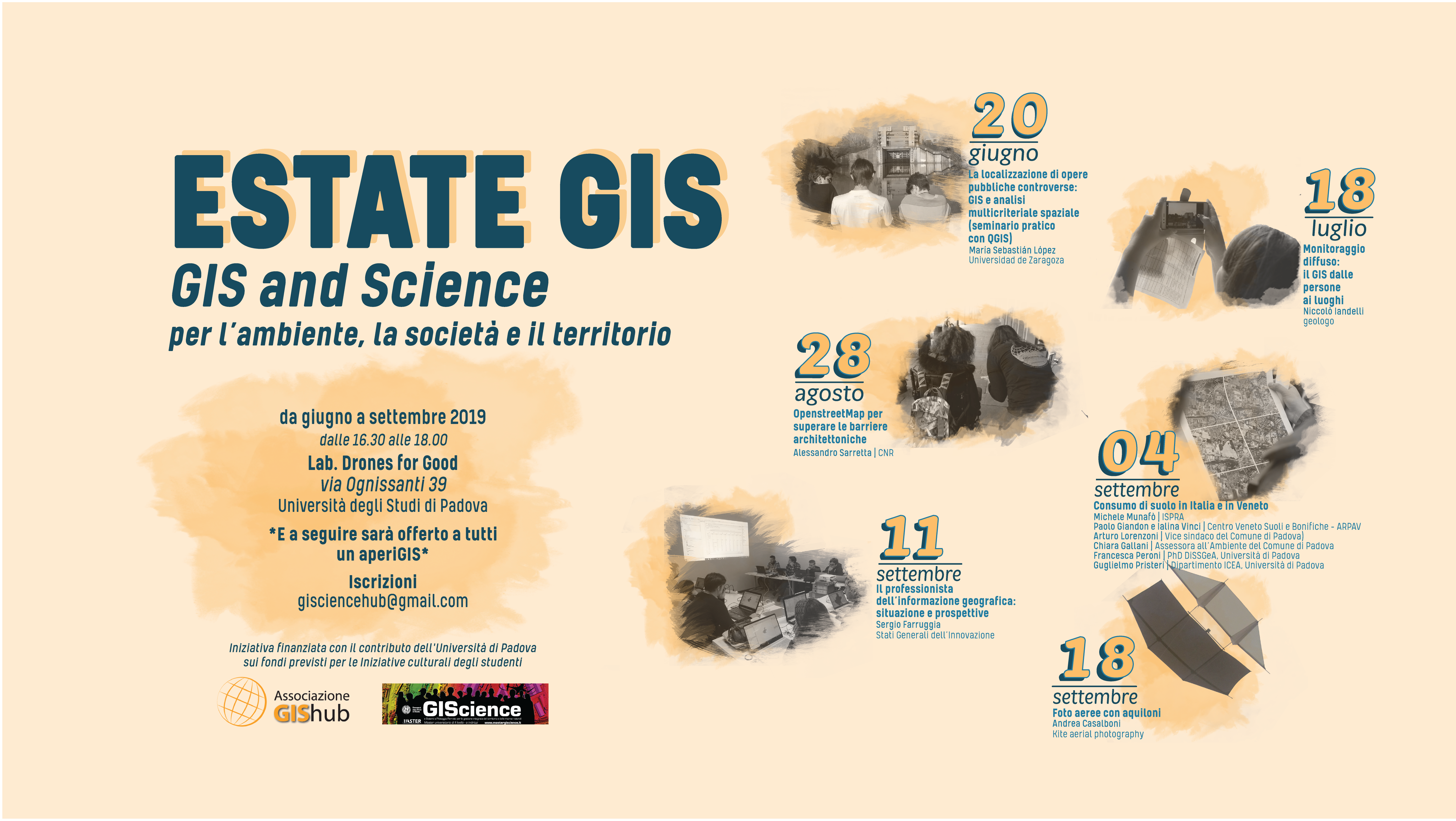 ESTATE GIS 2019 | GIS and Science per l’ambiente, la società e il territorio