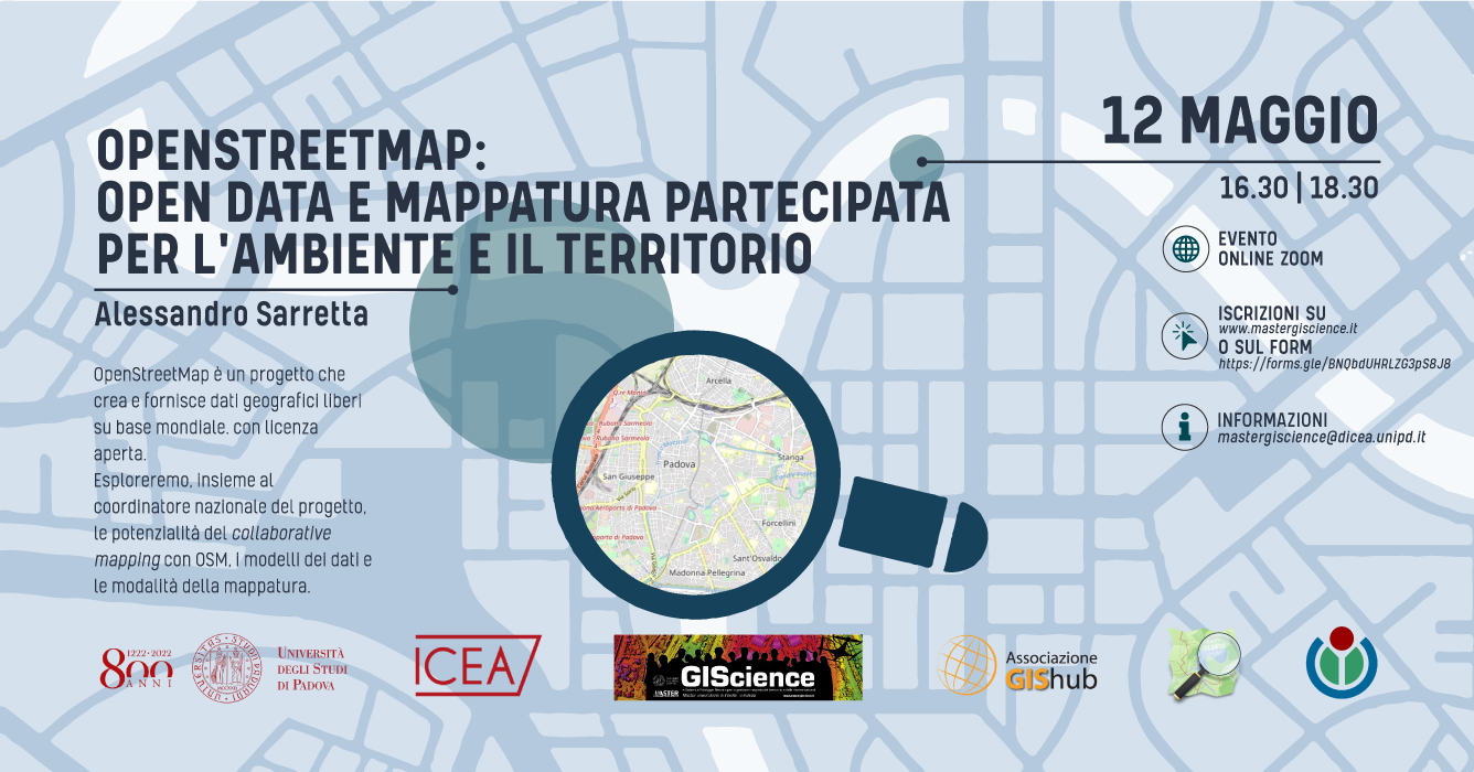 Workshop | OpenStreetMap: Open data e mappatura partecipata per l’ambiente e il territorio
