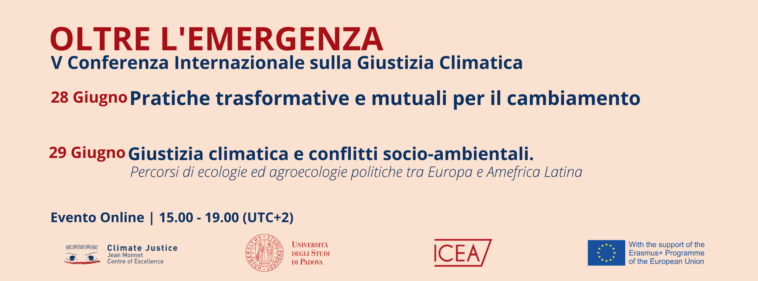 V Conferenza Internazionale sulla Giustizia Climatica