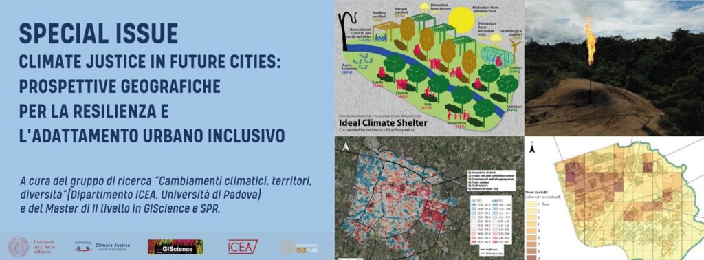 L'uso dei GIS per indagare la giustizia climatica in ambiente urbano. Scarica liberamente gli articoli