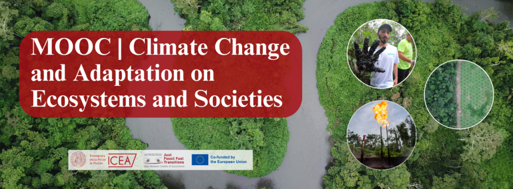 MOOC: Cambiamenti Climatici e Adattamento negli Ecosistemi e nelle Società